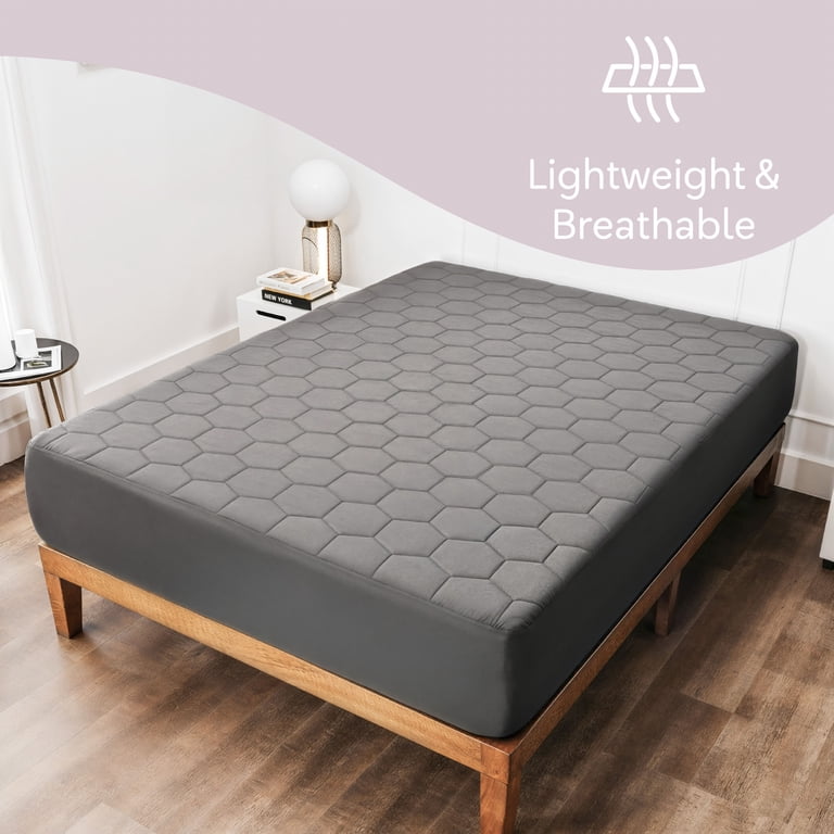 Lammaloe King Quilted Waterproof Mattress Pad photo 4