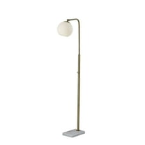 Remi Floor Lamp with Antique Brass Finish