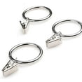 thumbnail image 2 of 20 Pcs Metal Curtain Rings with Clips Drapery Rings Curtain Clips Curtain Ring Hooks, Various Size (Silver, 1 Inch), 2 of 5
