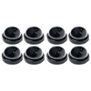 Scorpion Security Products 8- Pack Dummy Speed Dome Security Cameras (Black)