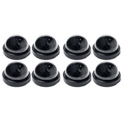 Scorpion Security Products 8- Pack Dummy Speed Dome Security Cameras (Black)