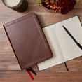 thumbnail image 3 of Nkjv, Word Study Reference Bible, Leathersoft, Brown, Red Letter, Thumb Indexed, Comfort Print: 2,000 Keywords That Unlo, (Hardcover), 3 of 9