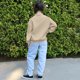 thumbnail image 5 of Cowsor Cute Hoodie for Teen Girls Trendy Solid Color Preppy Hooded Sweatshirts Kids Pullover Long Sleeve School Outfits, 5 of 6