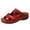 Red, variant on OAVQHLG3B Womens Sandals Clearance Women's Summer Fashion Casual Comfortable Slippers Solid Color Platform Wedge Shoes