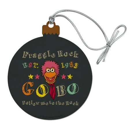 Christmas Tree Shops Near Me Follow Me to the Rock Gobo Fraggle Est. 1983 Wood Christmas Tree Holiday Ornament ()