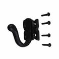 thumbnail image 3 of Cast Iron Wall Hook Elephant Trunk Rustic Coat Hook Design Renovators Supply, 3 of 12