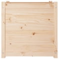 thumbnail image 4 of vidaXL Garden Planters 2 pcs Black 23.6"x23.6"x23.6" Solid Wood Pine, 4 of 8