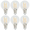 thumbnail image 1 of Ampoule, 6 Pcs E12 LED Globe LED Lampe Filament Fonctionnalité Intelligente, 1 of 7