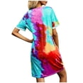 thumbnail image 4 of IROINNID Summer Dresses for Women 2024, Wedding Guest Dresses for Women , Round Neck and Short Sleeve Casual Loose Pullover Vacation Dresses, 4 of 4