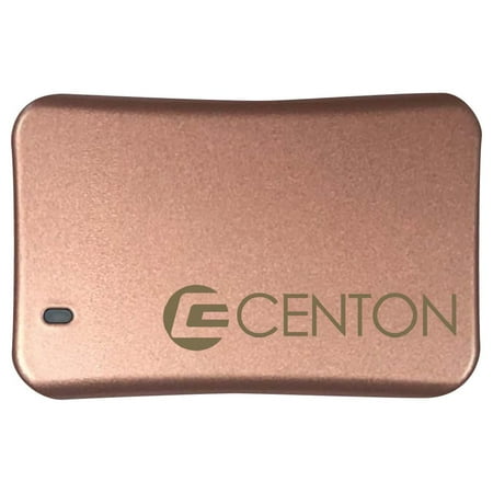 Centon External SSD (Rose Gold Metallic), USB-C 3.2 Gen 2, 500GB