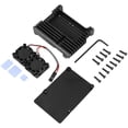 thumbnail image 1 of for Raspberry Pi 4 Aluminum Case with Dual Cooling Fan Metal Shell Black Enclosure for Raspberry Pi, 1 of 5