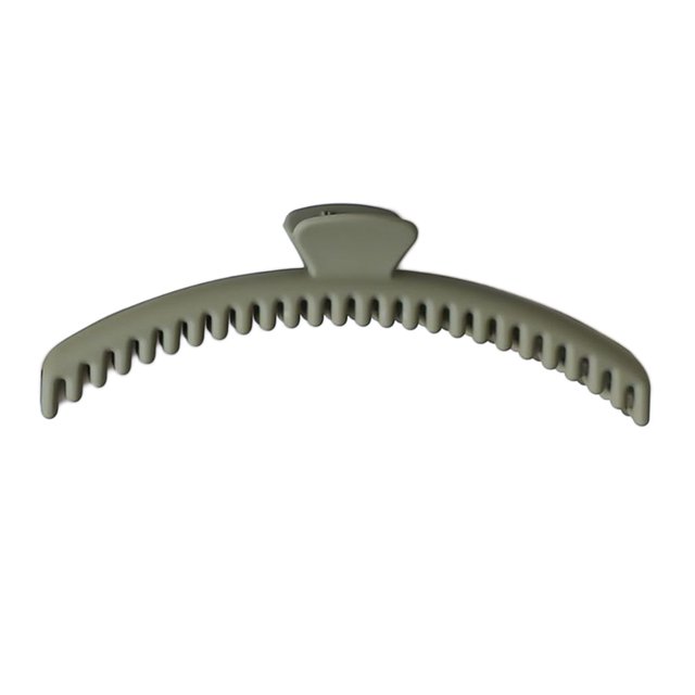CSChome Hair Claw Shape Hair Claw Non-Slip Crossing Solid Color Decorative Tight Frosted Large Hair Clamp Styling Tool Hair Claw