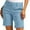 Blue, variant on Aloohaidyvio Womens Stretch Twill Shorts Plus Size Classic Fit Hiking Shorts Blue 3XL