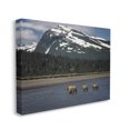 thumbnail image 4 of Stupell Industries Bears Crossing Icy River Landscape Photography Gallery Wrapped Canvas Art Print Wall Art, 20 x 16, 4 of 8