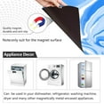thumbnail image 2 of Coolnut Tie Dye Blue Dishwasher Magnet Cover,Reusable Fridge Panel Decal with Magnetic Stickers for Kitchen Appliance Home Decor, 23"x 26", 2 of 6