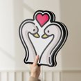 thumbnail image 6 of Swans 3D Novelty Light Box, Custom Text Option, Romantic Decor for Bedrooms and Valentine' s Day Celebrations (Width 20 inch, 50cm), 6 of 9
