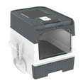 thumbnail image 3 of Tachiuwa Enclosed Litter Box, Foldable Large Litter Box, with Front Door Pull-out Drawer, Grey, 3 of 9
