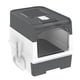 thumbnail image 3 of Caja de arena plegable para gatos con tapa, inodoro cerrado, fácil de limpiar y con puerta frontal. Gris, 3 of 9