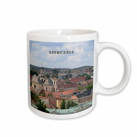 

3dRose City In Lithuania Ceramic Mug 15-ounce