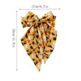 thumbnail image 3 of AUNVITO Clearance Halloween Pumpkin Ghost Print Bow Hair Clip Barrette for Women Girls Hair Accessory Party Favors Holiday Costume Decor Halloween Pumpkin Ghost Bow Hair, 3 of 6