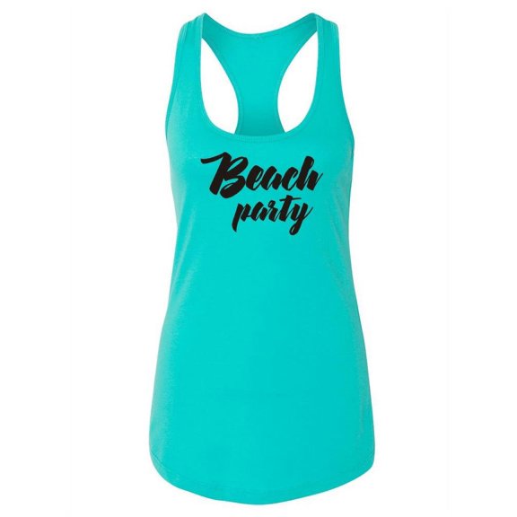 Beach Party Racerback Tank Women -Image by Shutterstock, Female Small