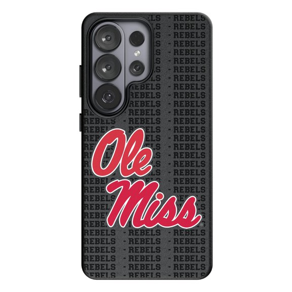 Keyscaper Ole Miss Rebels Text Backdrop Galaxy Magnetic Bump Case