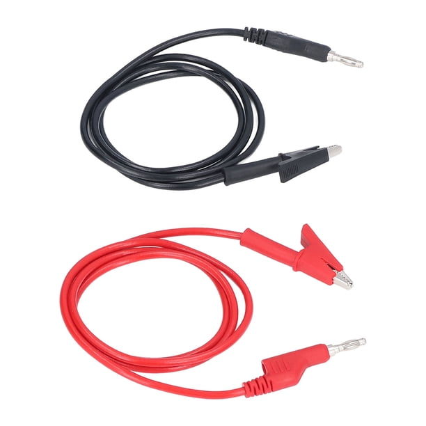 Cable De Prueba Eléctrico De Conector Banana De Latón Moldeado Por Inyección De Silicona De 4MM 70035-1