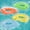 Blue & Green & Yellow & Orange, variant on Pool Floats Adult,Minimalist Design Pool Chair Float, Mood-Boosting Colors, Drifter, Chair, Hammock 3-in-1 Inflatable Pool Toys for Pool Party, Lake, River, Sea, Outdoor
