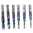 thumbnail image 1 of Juego de 6 Brocas de Roscar Jadeshay Azul 1/8-40 5/32-32 3/16-24 1/4-20 5/16-18 3/8-16, 1 of 12
