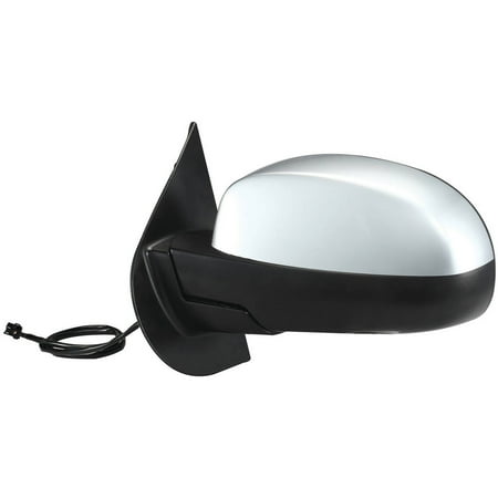 - 62088G - Fit System Driver Mirror for Avalanche, Silverado/ Sierra 1500, Silverado/ Sierra 2500/3500, Suburban, Tahoe, Yukon, Denali/ XL, 09-13 Silverado/ Sierra Hybrid, blk/ chr, fold, Heated Power