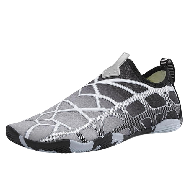 Diving Shoes for Men, Quick-Dry Breathable Mesh, Non- Outsole, Plus-Size, Spring/Summer Style, for Water Activities and Outdoor