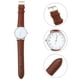 thumbnail image 5 of 1 PC Relojes de PU hombres relojes de pulsera PU Strap Relojes de cuarzo Marido Regalos, 5 of 6