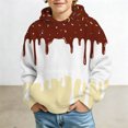 thumbnail image 2 of Shadoumai Hoodies for Boys Fashion Casual Kids Long Sleeve Pullover Hooded Sweatshirt Winter Oversized Pullover, 2 of 4