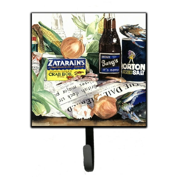 Carolines Treasures 1002SH4 Barqs Crabs and spices Leash or Key Holder 7Hx4.25W multicolor