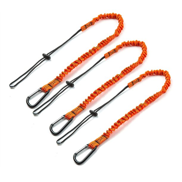 Tool Lanyard,3 Pcs Safety Lanyard with Carabiner,Shock Absorbing Safety