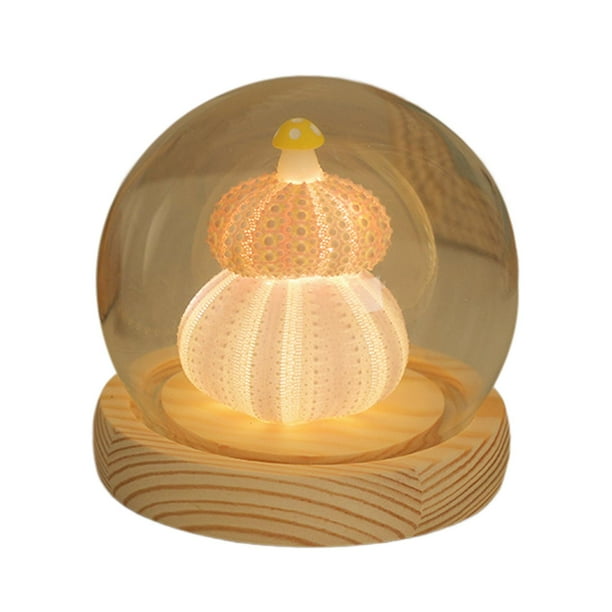 Lámparas de mesa decorativas, decoración del hogar, regalo de cumpleaños con función LED, lámpara de mesa 2 capas no USB