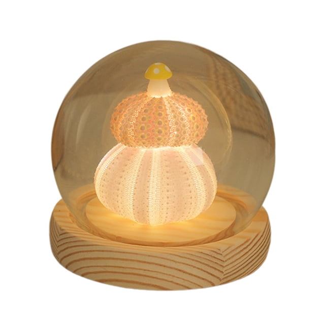 Lámparas de mesa decorativas, decoración del hogar, regalo de cumpleaños con función LED, lámpara de mesa 2 capas no USB