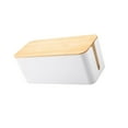thumbnail image 2 of Stylish Home Office Power Strips Wire Home Power Strips Hider Cable Management Box White M, 2 of 9
