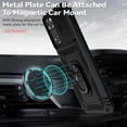 thumbnail image 5 of Estuche GANGXUN para Xiaomi Redmi Note 11 4G, soporte giratorio 360°, estilo mecánico y magnético, 5 of 5