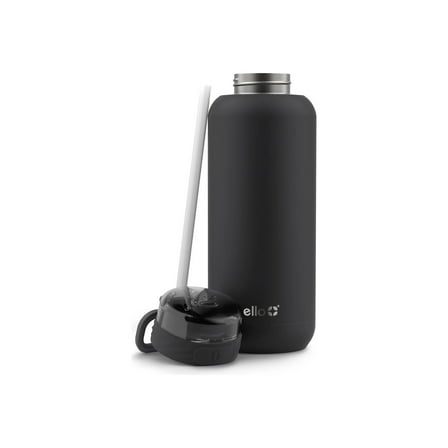 Ello Cooper Stainless Steel Thermal Bottle, 32 fl oz, Black