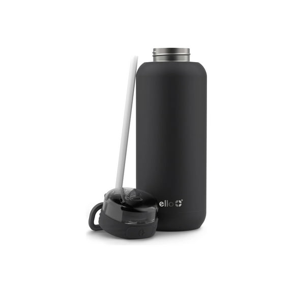 Ello Cooper Stainless Steel Thermal Bottle, 32 fl oz, Black