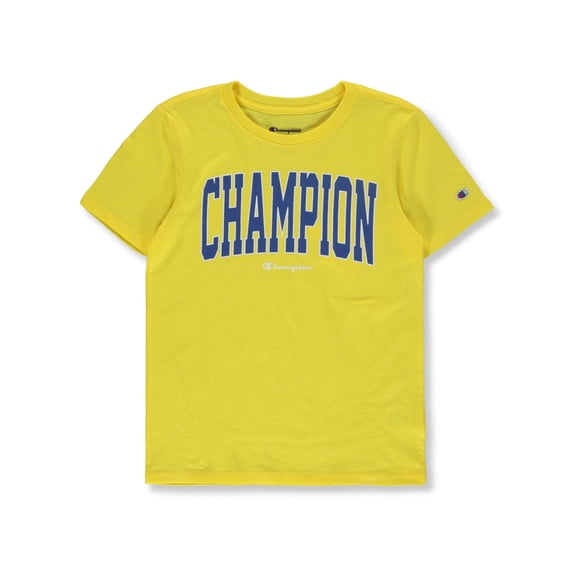 Champion Boys' Varsity T-Shirt Color: yellow Size: 14 - 16