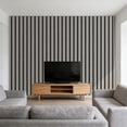 thumbnail image 4 of Staron PVC Wallpaper, Waterproof Thickened Wall Sticker for TV Background and Decoration, Removable Self-Adhesive Wallpaper Grille for Kitchen Bathroom Living Room Bedroom, Gray, 4 of 6