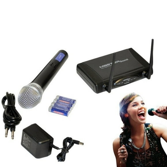 Sistema PROFESIONAL DE UN micrófono INALÁMBRICO Master MS-1MICUHF UHF 460-970 MHz