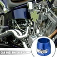 thumbnail image 2 of Unique Bargains 5 Pcs AN12 Hex Car Hose Finisher Flexible Rubber Pipe Clamp with Screw Band Adapter Fitting Blue, 2 of 6