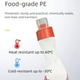 thumbnail image 3 of CIYISON 3PCs Durable Sauce Dispenser Bottles With 5 Ergonomic Squeeze Design for Home Restaurant, 3 of 11