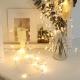 thumbnail image 5 of Guirnalda de luces LED con forma de hada y perlas, funciona con pilas, para dormitorio, sala de estar, decoración de fiestas de bodas y Navidad, 5 of 5