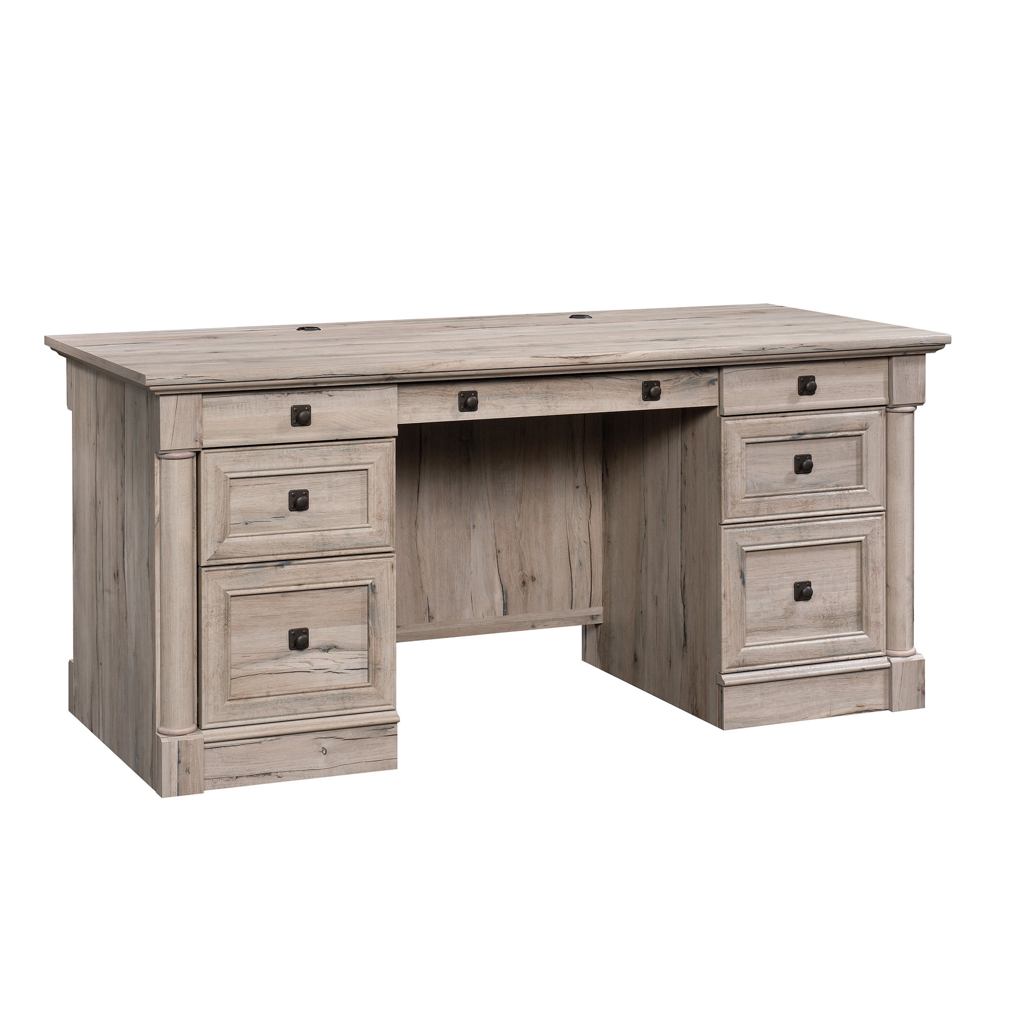 Sauder 424809 Palladia Executive Desk, Split Oak Finish - Walmart.com