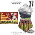 thumbnail image 4 of Letrero de hojalata de béisbol, letrero de hojalata vintage de metal, divertido letrero de hojalata con la frase "Eat Sleep Baseball Repeat" (Come, duerme, béisbol, repite) para decoración de pared,, 4 of 7