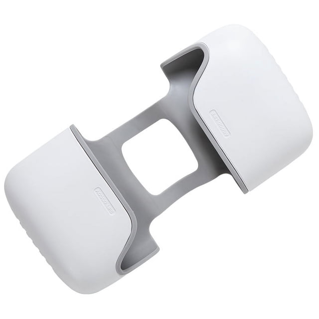 Soporte para esponja para fregadero de cocina, montura de plástico, organizador de cepillos y esponjas con drenaje, montura para fregadero doble de Crazy Chef